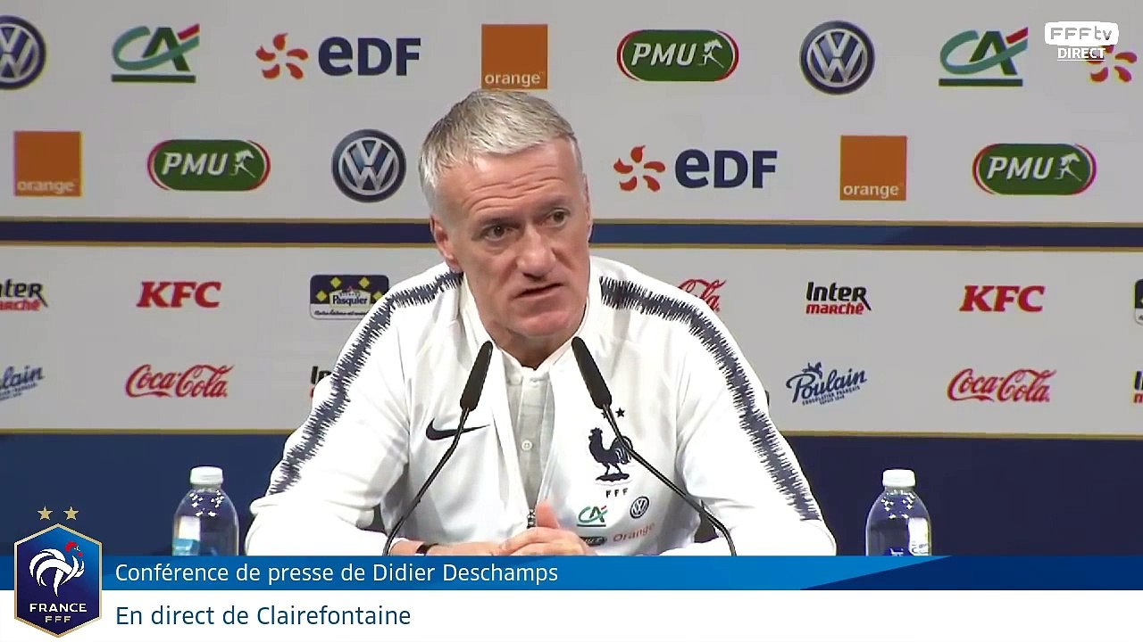 Lundi 12, la conférence de Didier Deschamps en replay, Équipe de France
