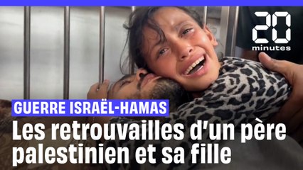 Guerre Israël-Hamas : Une fillette retrouve son père, libéré d'une prison israélienne à Beit Lahia