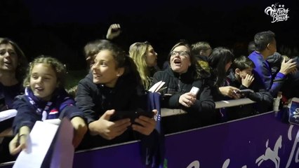 Les Bleus avec leurs supporters, Equipe de France