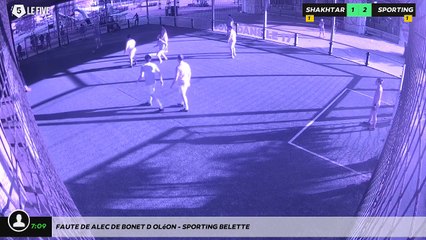 Faute de Alec de Bonet d'Oléon - SPORTING BELETTE