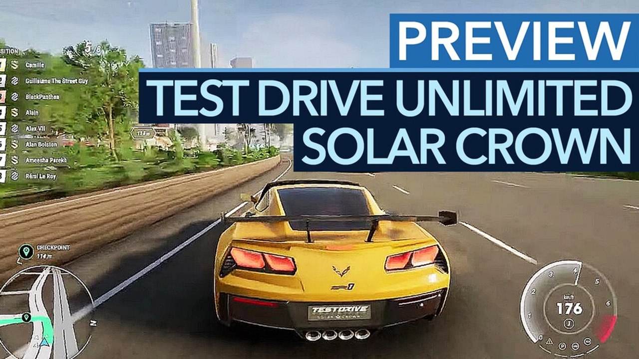 Unsere leicht holprige probefahrt mit test drive unlimited solar crown