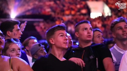 La victoire face à l'Uruguay avec les supporters lillois