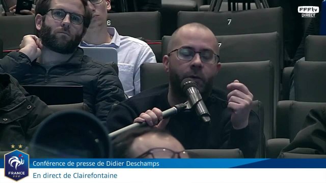 La conférence de Didier Deschamps en replay (lundi 18 mars, Clairefontaine)