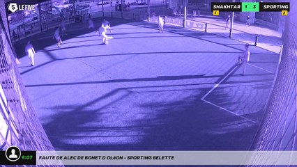 Faute de Alec de Bonet d'Oléon - SPORTING BELETTE