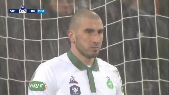 16es de finale AS Saint-Etienne - Dijon FCO (3-6) le résumé, Coupe de France