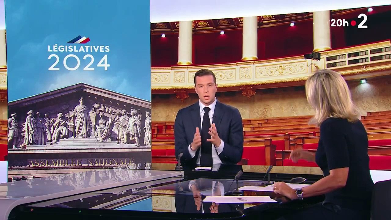 "Je vous confirme un accord entre le Rassemblement national et Les Républicains" annonce le président du RN Jordan Bardella.