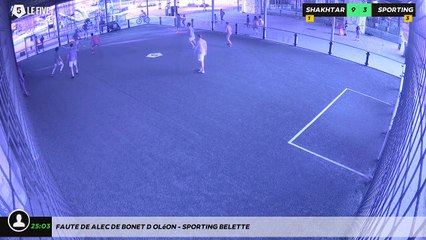 Faute de Alec de Bonet d'Oléon - SPORTING BELETTE