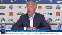 Replay conférence de didier deschamps pour liste france-pays-bas