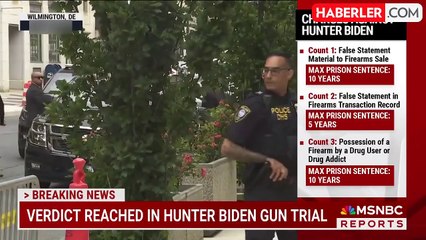 Hunter Biden, yasa dışı silah edinmekten suçlu bulundu