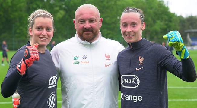 Au coeur de l'entraînement des gardiennes