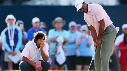 Tiger Woods ready for the U.S. Open challenge with support from son Charlie