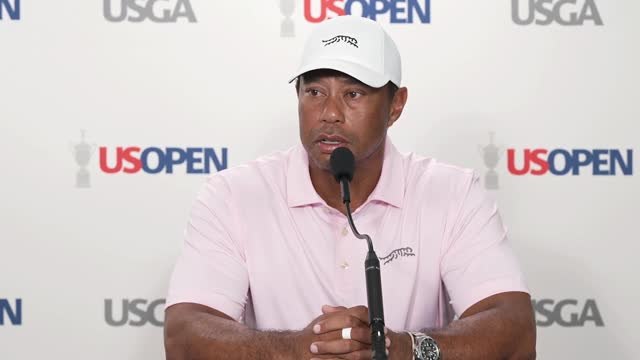 Tiger Woods ready for the U.S. Open challenge with support from son Charlie