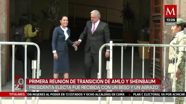 Crónica de la primera reunión de transición de AMLO y Claudia Sheinbaum
