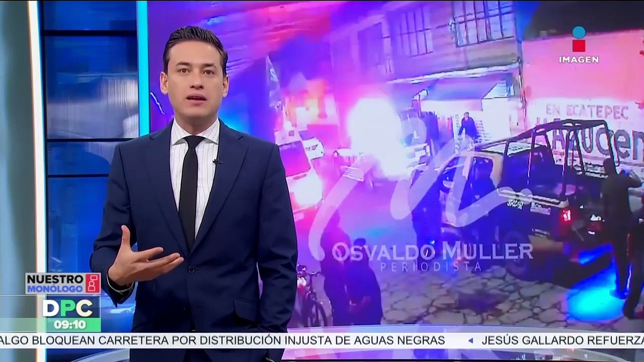 Sujeto agrede brutalmente a una mujer en Ecatepec | Monólogo