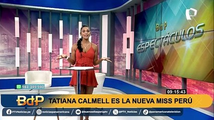 Miss Perú 2024: Tatiana Calmell ya está preparándose para el Miss Universo en México