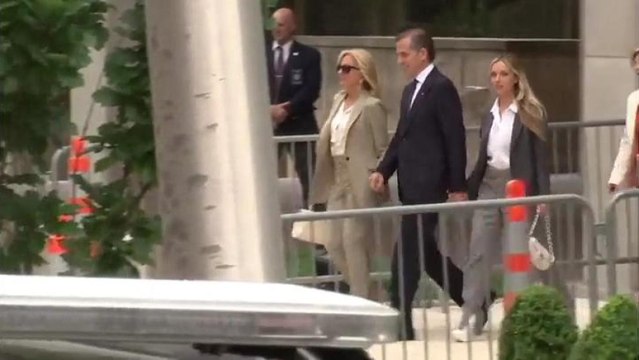 Condenado el hijo de Biden por tres delitos de posesión ilegal de armas.