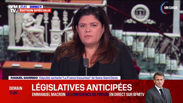 Raquel Garrido (LFI): Ce qu'on voit ce soir, c'est la preuve que l'extrême droite, c'est la droite (...) Tous ces gens-là mènent une politique antisociale contre les travailleurs