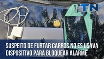 Suspeito de furtar carros no ES usava dispositivo para bloquear alarme