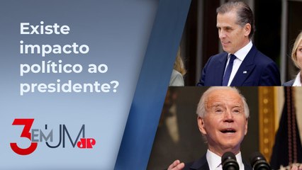 Filho de Joe Biden é condenado por “mentir sobre uso de droga ao comprar arma” nos EUA