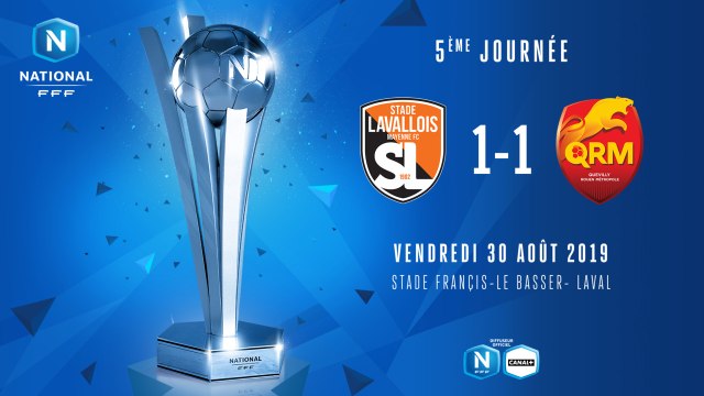 J5 | Stade Lavallois - Quevilly Rouen Métropole (1-1)