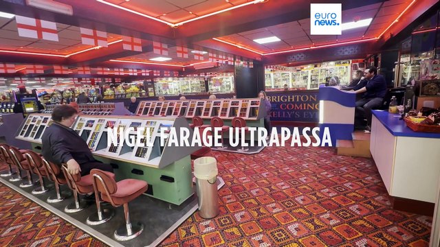 Nigel Farage ultrapassou pela primeira vez partido do primeiro-ministro Rishi Sunak