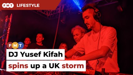 DJ Yusef Kifah spins up a storm in the UK