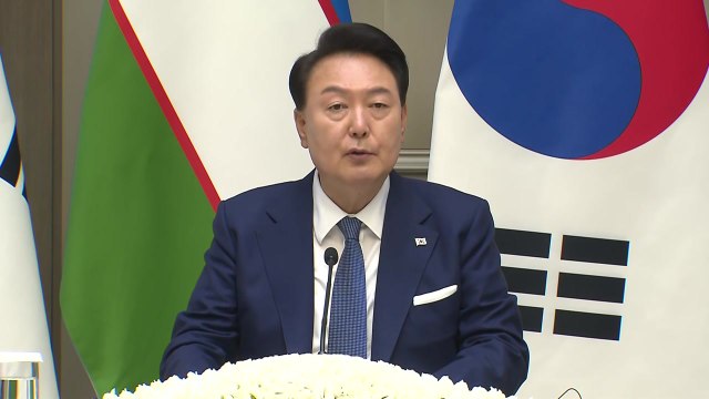 한-우즈벡 정상회담... 한국 기술 고속철 첫 수출 / YTN