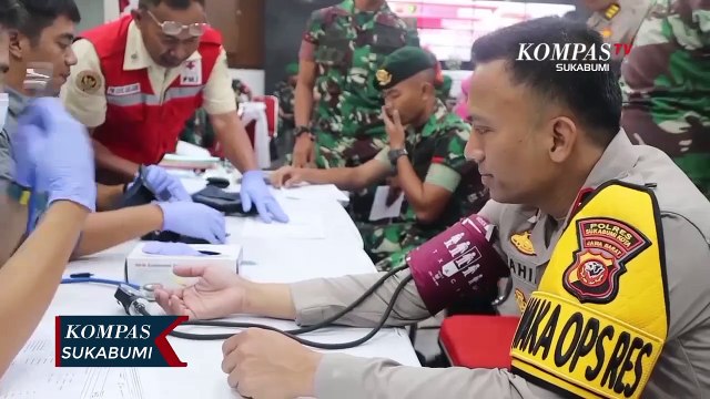 Polres Gelar Bakti Sosial Pemeriksaan Kesehatan Dan Donor Darah