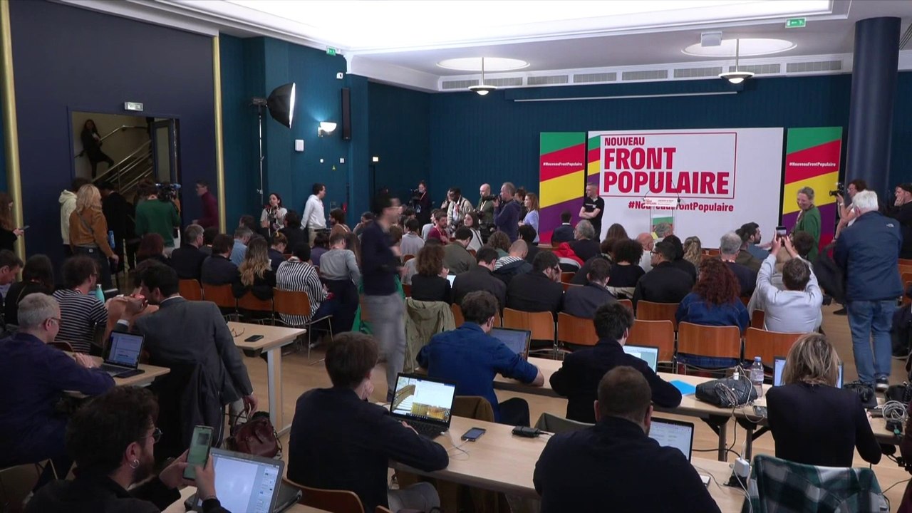 Législatives: suivez en direct la conférence de presse du Nouveau Front populaire