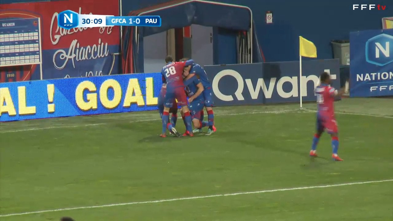 Doublé de David POLLET sur penalty ! 2 - 0