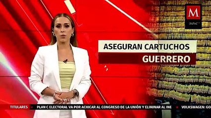 Tras operativo, autoridades decomisan más de 3 mil cartuchos en Guerrero