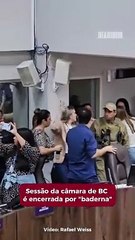Sessão da câmara que discutia plano diretor de BC é encerrada por "baderna"