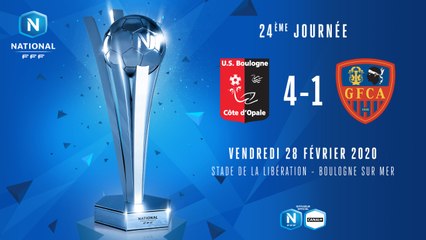 J24 | US Boulogne CO - GFC Ajaccio (4-1)