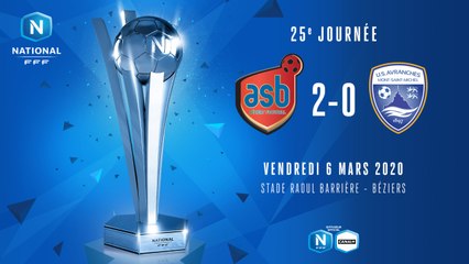 J25 I AS Béziers - US Avranches MSM (2-0)
