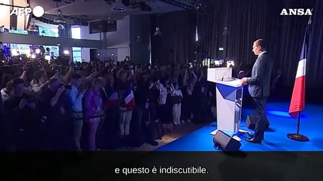 Europee Francia, Bardella: Macron e' sconfitto, convochi le elezioni