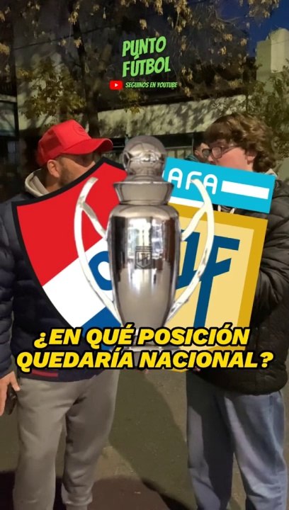 ¿En que posición quedaría Nacional de Paraguay?