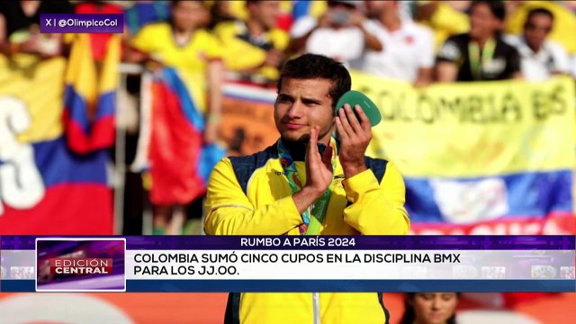 Colombia | Mariana Pajón lidera la lista de la disciplina ciclismo BMX DEPORTES EDICIÓN CENTRAL 11-06-2024