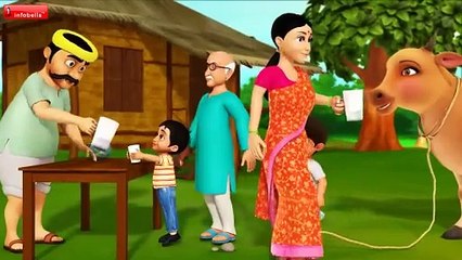 Lalaji Aur Gaay Kids Song _ Hindi Rhymes for Children _ Infobells