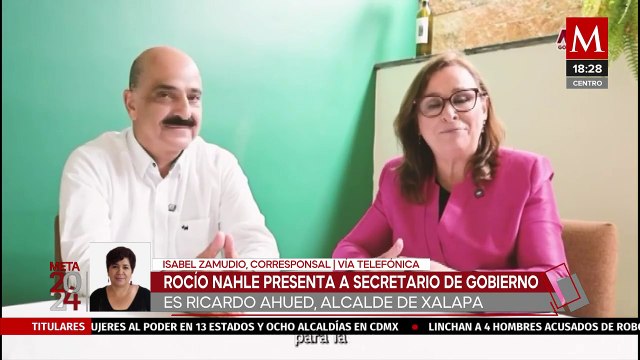 Ricardo Ahued será el secretario de Gobierno de la próxima gobernadora de Veracruz, Rocío Nahle