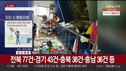 "천둥 같은 큰소리 들리더니 아파트 전체가 좌우로 흔들"