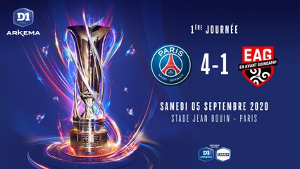 J1 | Paris-SG – EA Guingamp B (4-1)