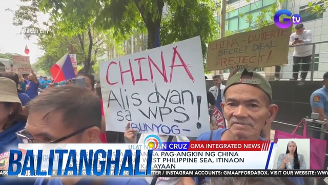 Kilos-protesta laban sa pag-angkin ng China sa ilang bahagi ng WPS, itinaon ngayong Araw ng Kalayaan | Balitanghali