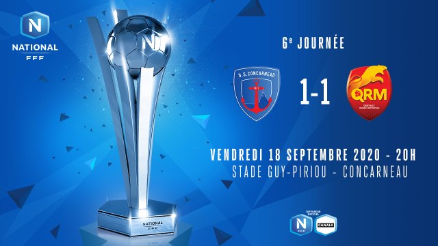 J6 I US Concarneau - QRM (1 - 1) en replay