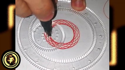  DIBUJANDO con un espirógrafo circular  (Video 5)