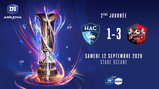 J2 | Le Havre AC – FC Fleury 91 (1-3)
