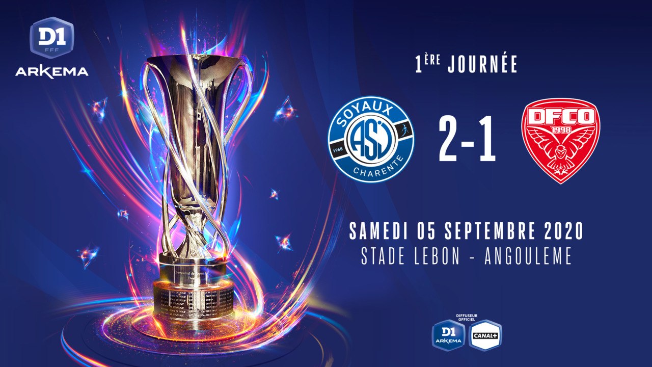 J1 | Soyaux-Charente – Dijon Football Côte d'or (2-1)