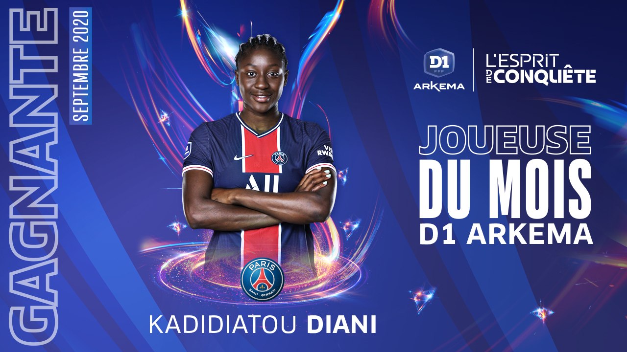 D1 Arkema, joueuse du mois : Diani sacrée en septembre !