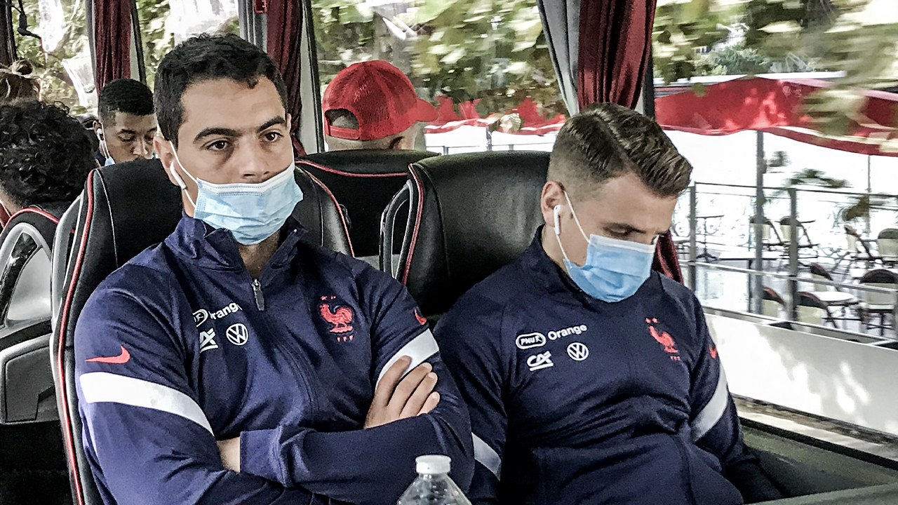 Les Bleus à Enghien avant France-Ukraine