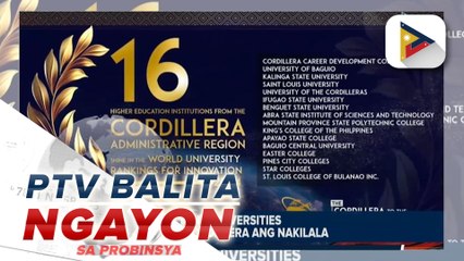 16 HEIs sa Cordillera, nakapasok sa WURI 2024