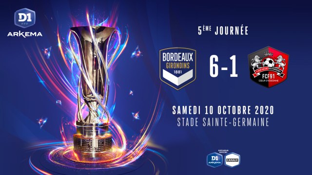J5 - FCG BORDEAUX - FC FLEURY 91 (6-1)